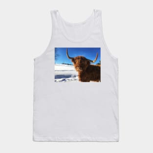 Scottish Highland Cattle Cow 1926 Tank Top